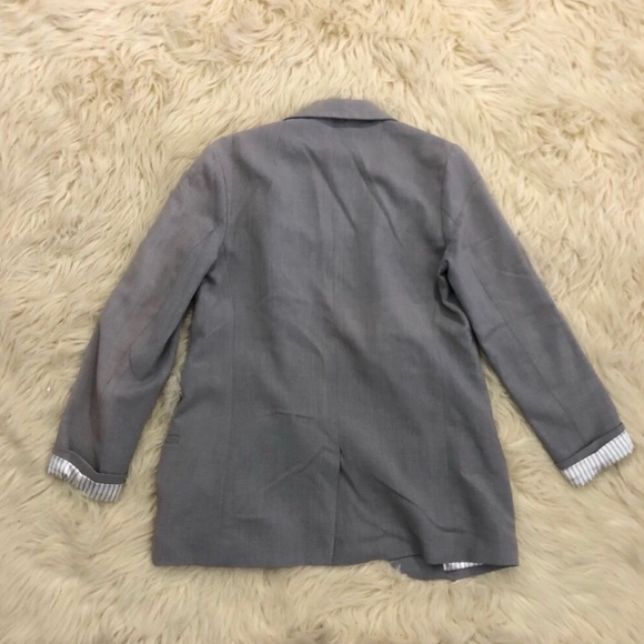 Necessary Objects Grey Lined Blazer - Picture 2 of 6